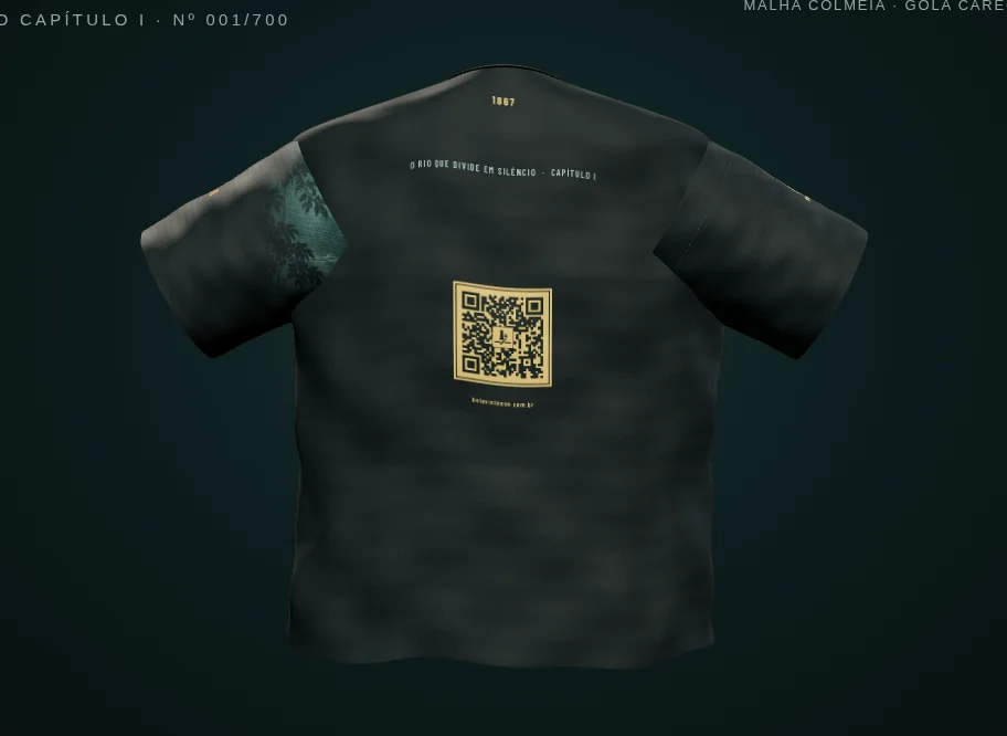 Costas: título do capítulo e QR